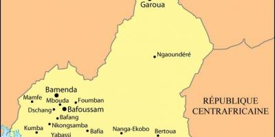 Карта на douala Камерун
