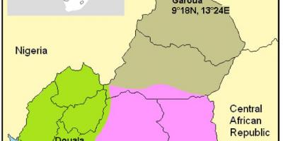 Карта на Камерун клима