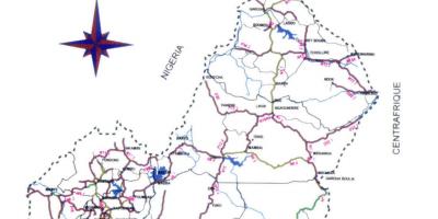 Карта на Камерун патот
